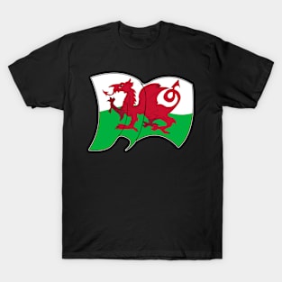 flag of Wales - sports, flags, and culture inspired designs T-Shirt